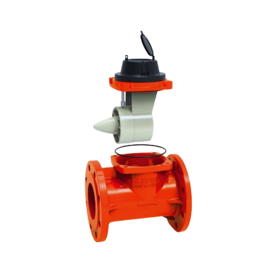 Klepsan KVS-2WS Woltman Tipi Flanşlı Sıcak Su Sayacı DN65 (2½”)