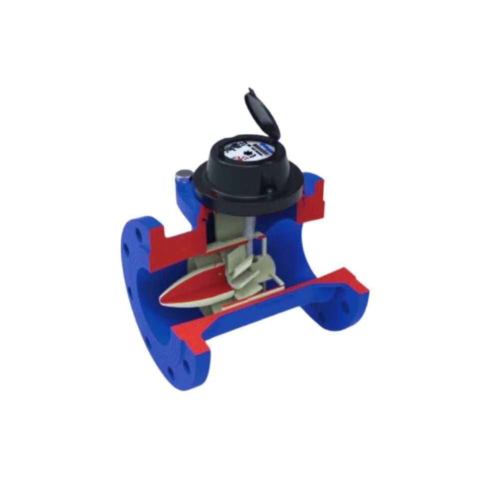Klepsan İSKİ 5W Woltman Tipi Flanşlı Soğuk Su Sayacı DN125 (5”)