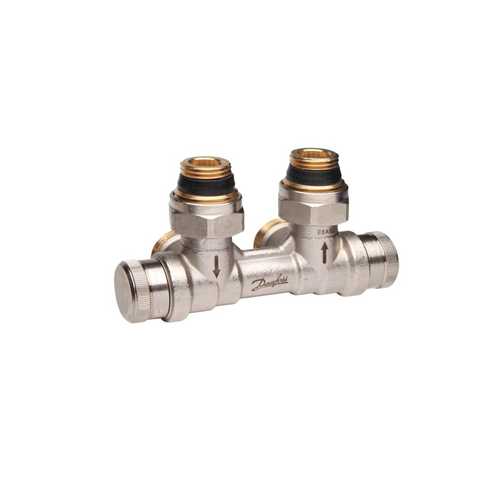 Danfoss RLV-KDV Kompakt Dinamik Radyatör Dönüş Vanası Açılı sağ