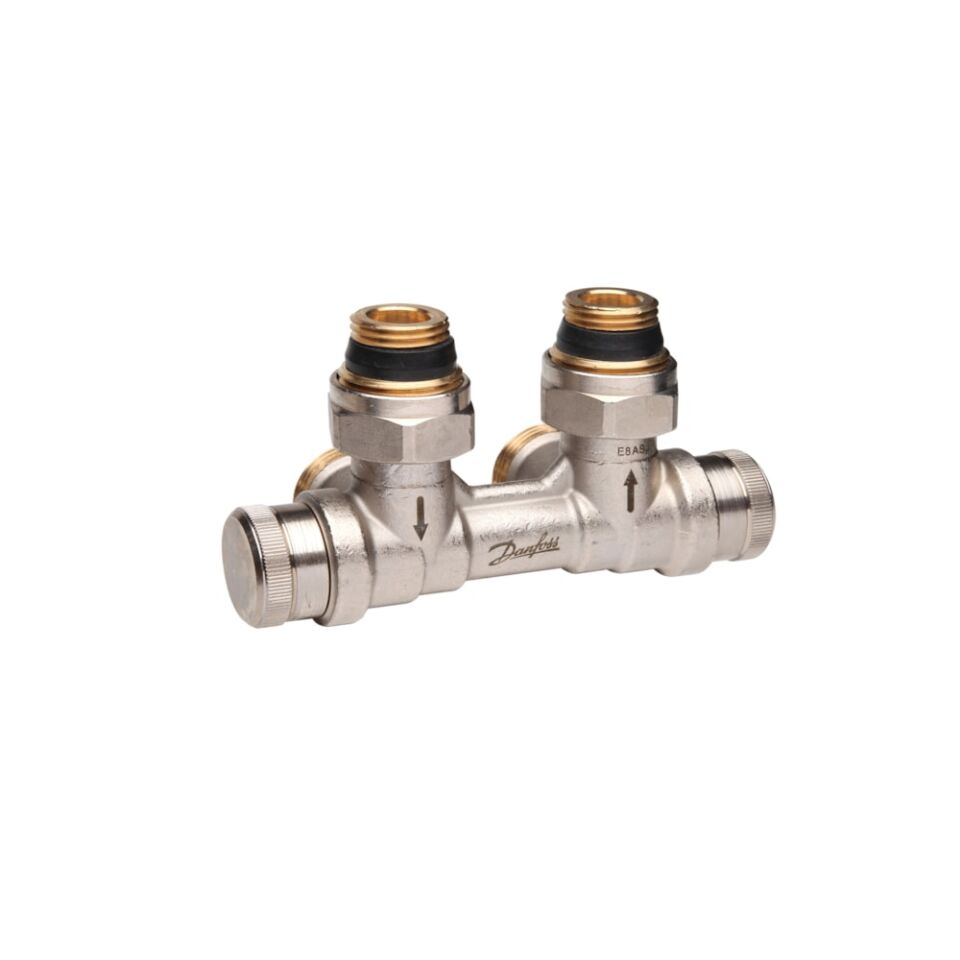 Danfoss RLV-KDV Kompakt Dinamik Radyatör Dönüş Vanası Açılı sağ