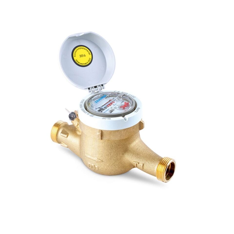 Minol Zenner MTKD-M DN32 Çok Hüzmeli Kuru Tip Soğuk Su Sayacı 260 mm