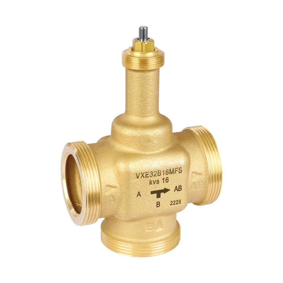 Honeywell VXE25B10MFS 3 Yollu Lineer Vana, Dış Dişli, DN25, PN16, KVS10, Mod, Fs
