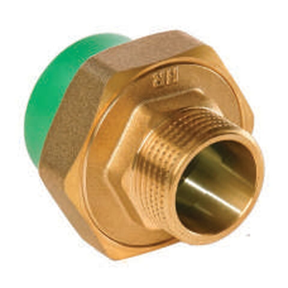 Haustherm Heliroma PP-R Pirinç Erkek Rakor
