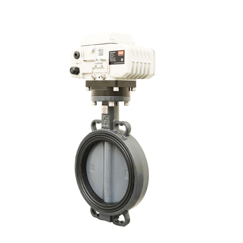 Danfoss VFH2-WAO wafer tip 230V on-off motorlu kelebek vana DN80 (3”)