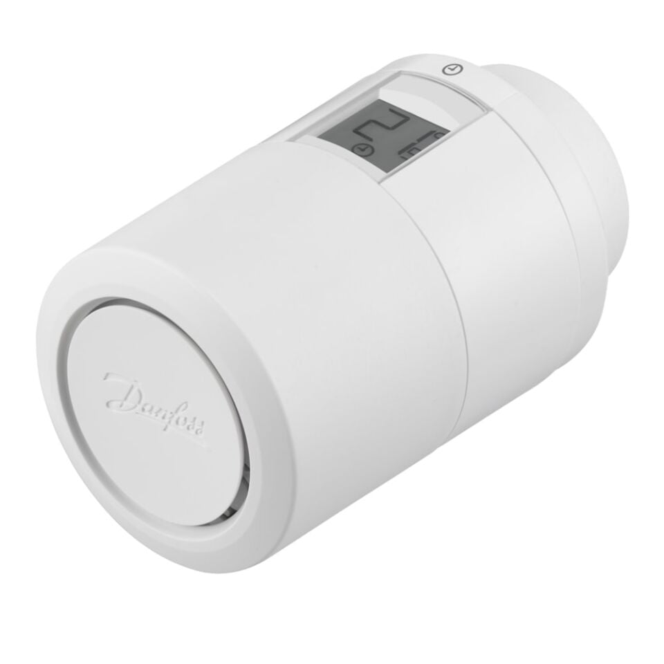 Danfoss ECO 2 Bluetooth, LCD ekranlı, App destekli programlanabilir radyatör termostatı