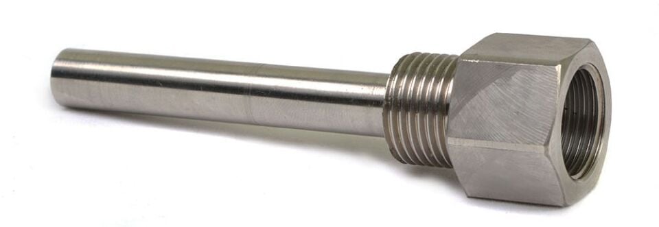 Danfoss ESMU-100 bakır sıcaklık sensörleri için kovan, 100 mm, G½''
