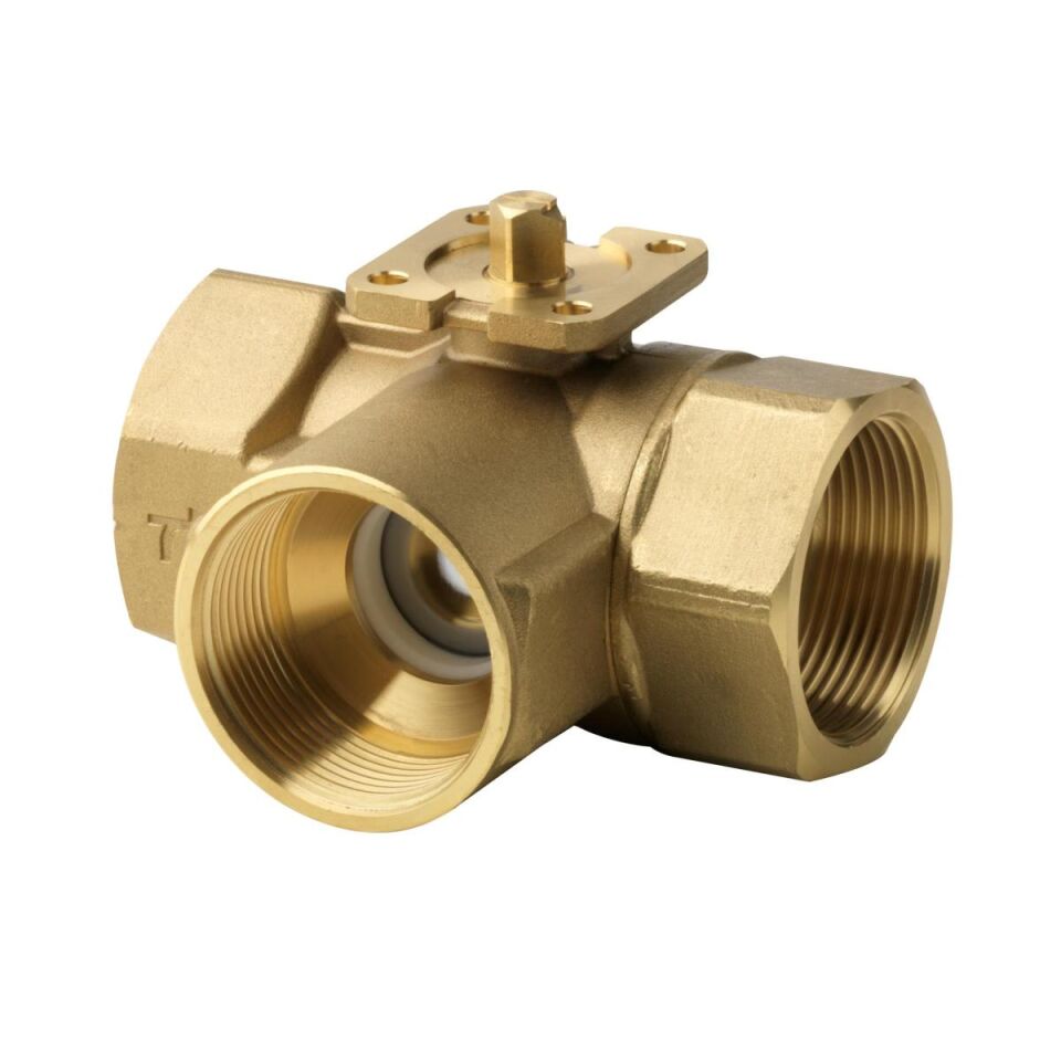 Siemens VBI61 İç Dişli 3 Yollu Kontrol Küresel Vanası PN40 DN32 (1¼”)