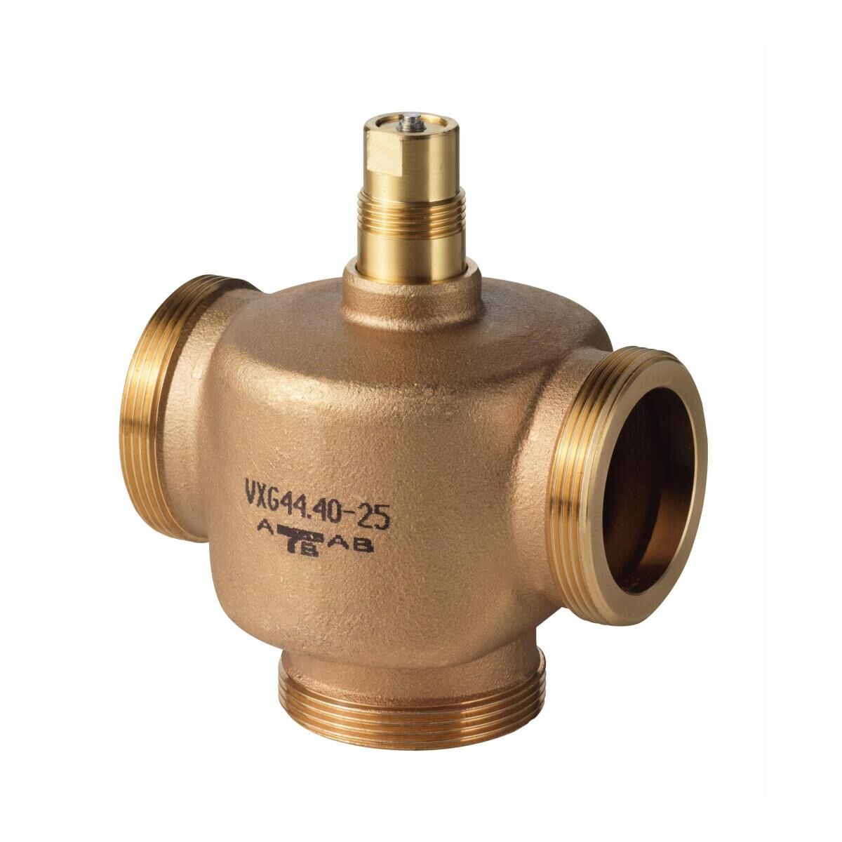 Siemens VXG44 Dış Dişli 3 Yollu Oturmalı Kontrol Vanası PN16 DN40 (1½”)