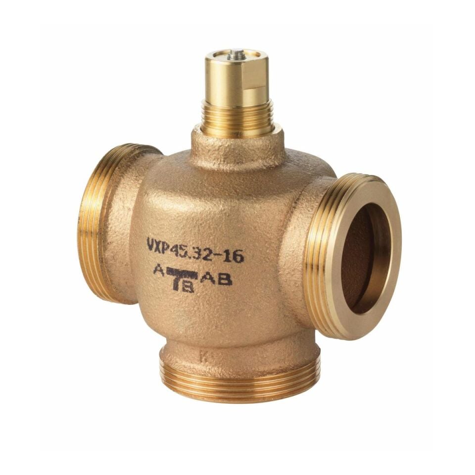 Siemens VXP45.40-25 Dış Dişli 3 Yollu Oturmalı Vana DN40 PN16