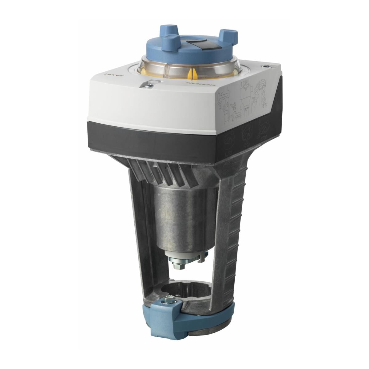 Siemens SAV Elektromotorik Vana Aktüatörü 1100–1600 N, 40 mm SAV31.00 · AC 230 V · 3 konumlu · 1600 N