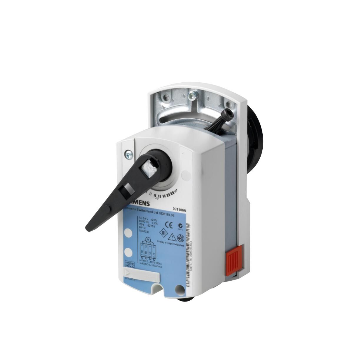 Siemens GDB / GLB Küresel Vana Döner Aktüatörü 5–10 Nm GDB161.9E · AC/DC 24 V · DC 0-10 V · 5 Nm