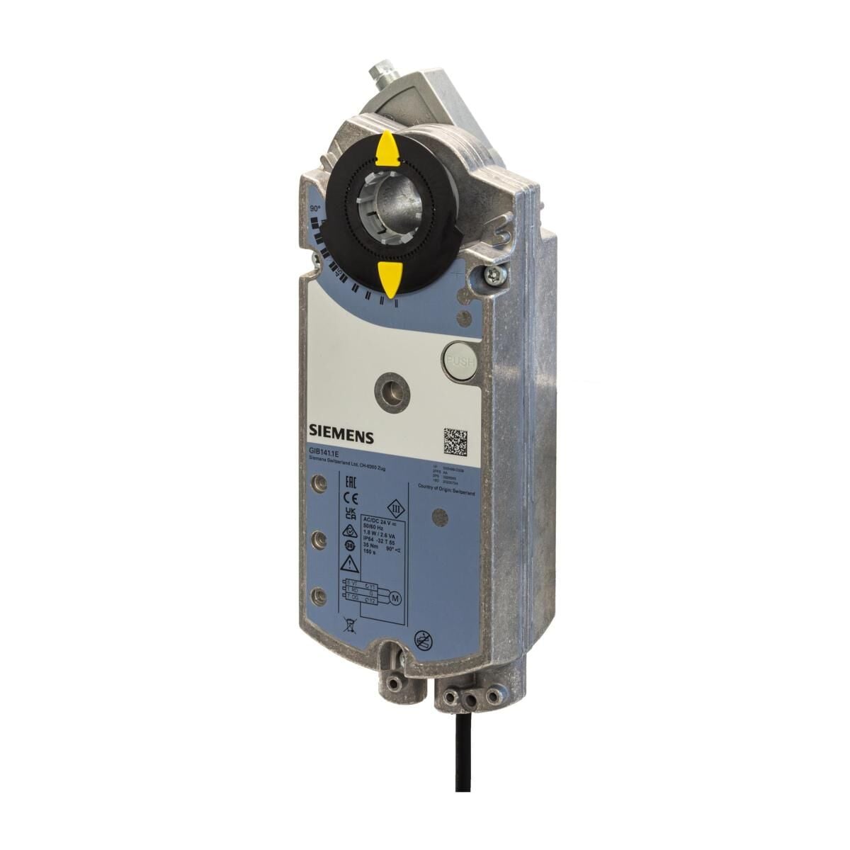 Siemens Döner Damper Motoru (GQD, GLB, GEB, GIB) 2–35 Nm GIB341.1E · AC 100-240 V · 35 Nm