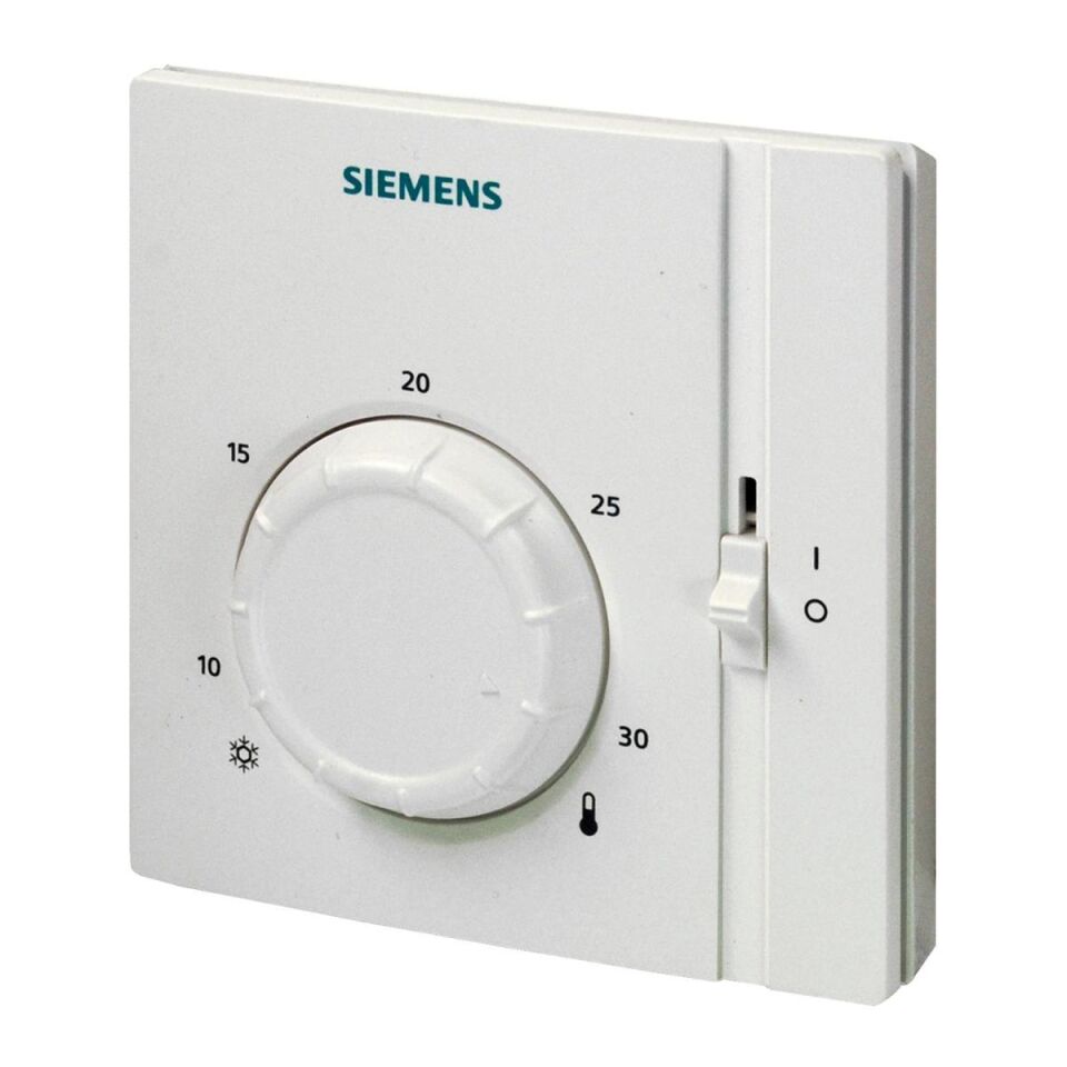 Siemens RAA21 / RAA31 Elektromekanik Oda Termostatı RAA31 · açma/kapama anahtarlı