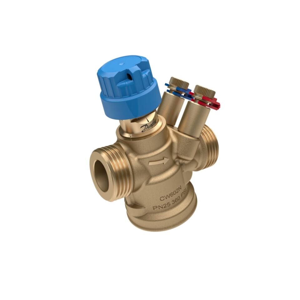 Danfoss AB-QM 4.0 DN15, Dış dişli, G¾'', 650 l/h, Basınçtan bağımsız kombine balans ve kontrol vanası