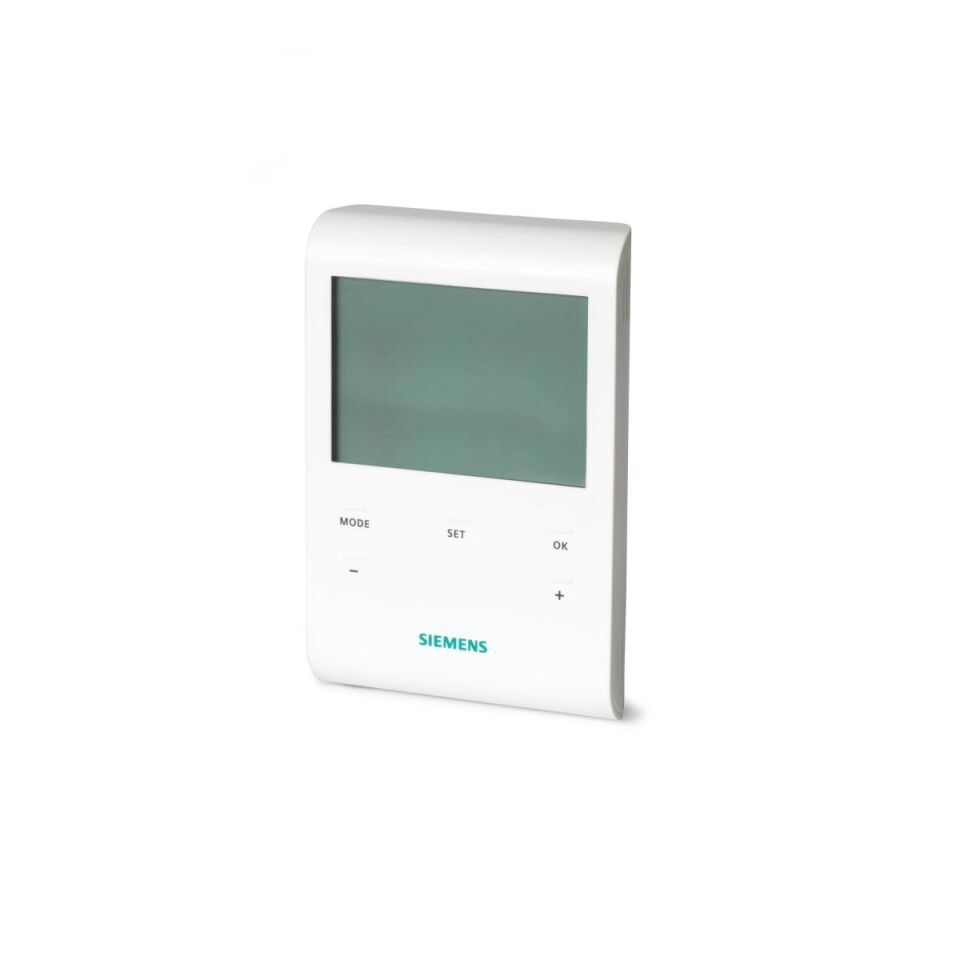 Siemens RDE Serisi Programlanabilir Dijital Oda Termostatı RDE100.1 · pilli, haftalık program