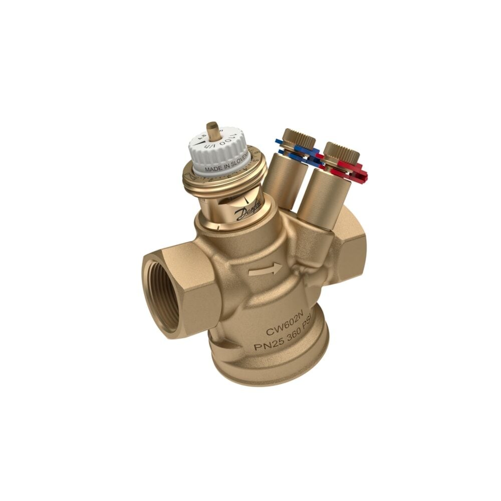 Danfoss AB-QM 4.0 DN15 LF, İç dişli, Rp½'', 200 l/h, Basınçtan bağımsız kombine balans ve kontrol vanası